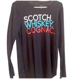 NWT CHASER  Graphic Tee SCOTCH whiskey COGNAC Size L